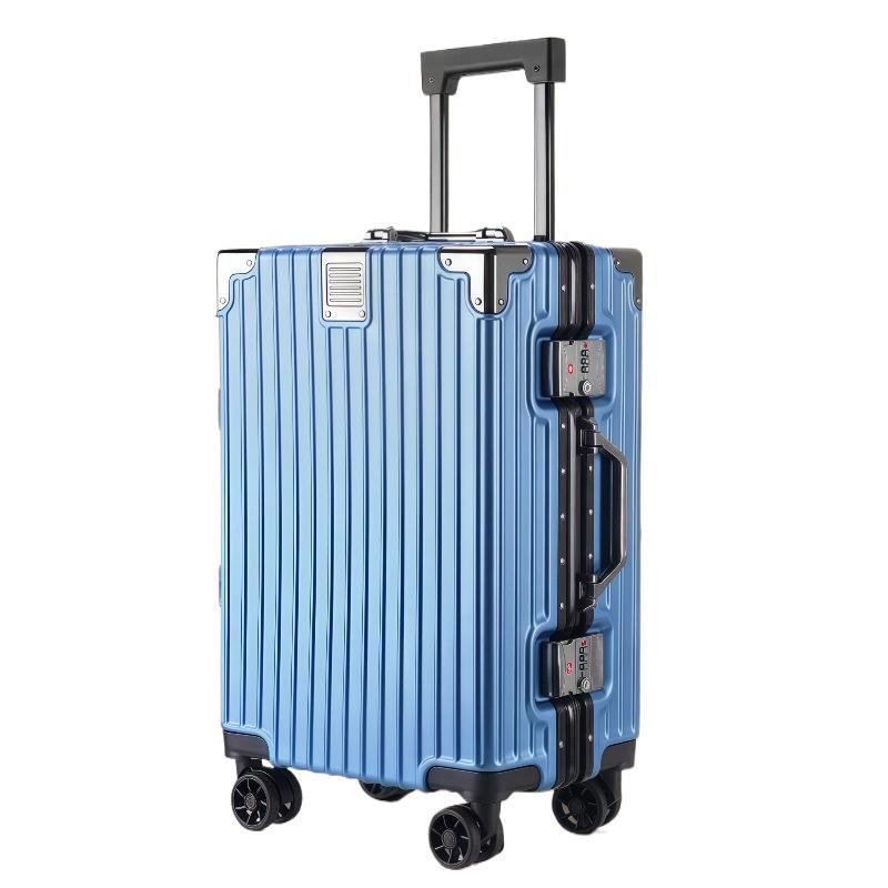 Hard Shell Trolley With Double Safety Lock And Silent 360-Degree Wheels Bowlift