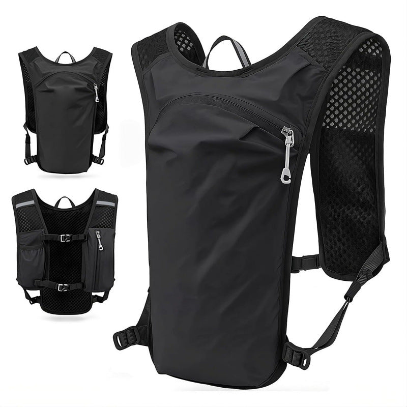 Sporty Hydration Backpack with Breathable Mesh Inserts Bowlift