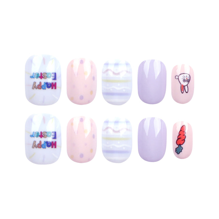 Artful nail art with cute animal motifs and pastel-colored design Bowlift