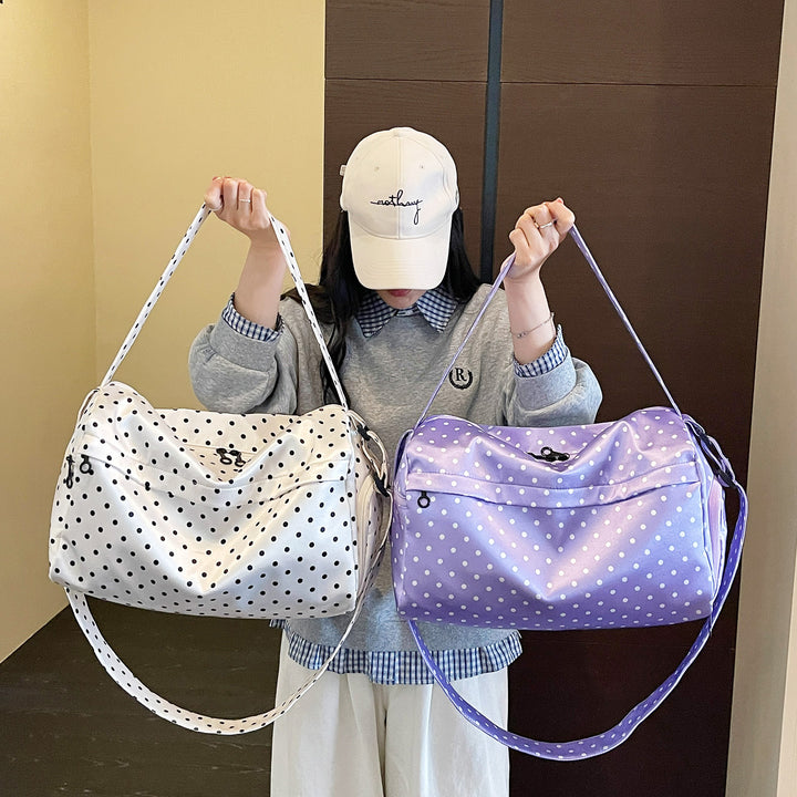 Polka Dot Gym Duffel Bag Bowlift