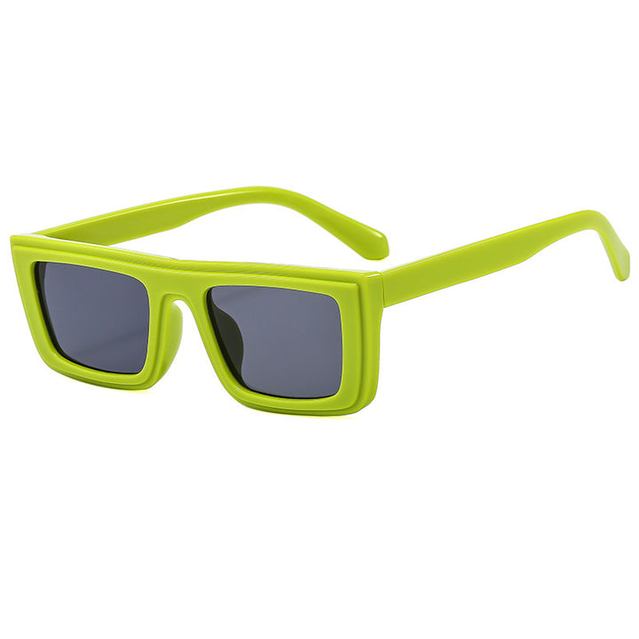 Women's fashionable square sunglasses with wide frame and polarized lenses Bowlift