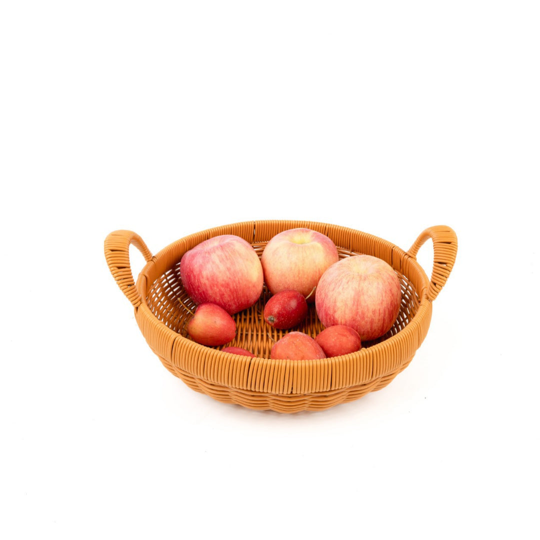 Unisex Woven Storage Basket with Handles Bowlift
