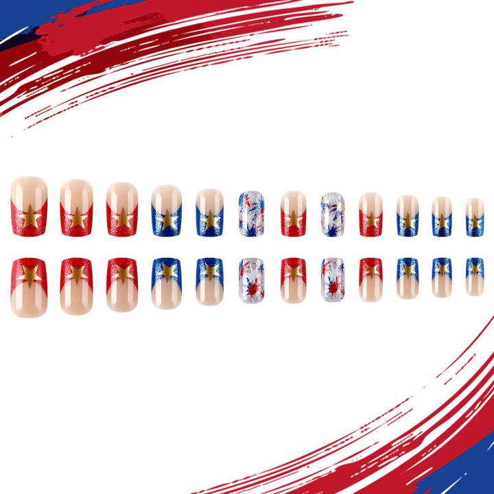 Themed Star-Studded Gel Nail Art Set Bowlift