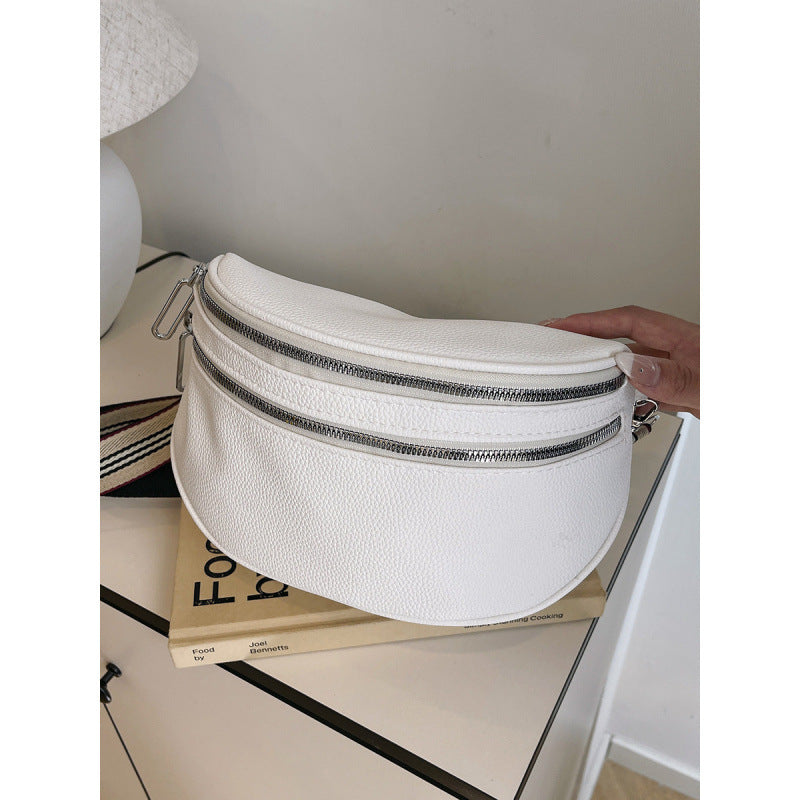 WoChic Dual-Zipper Crossbody Bag Bowlift