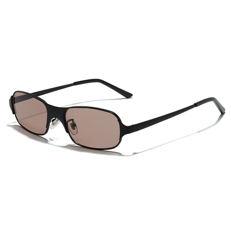Women's modern rectangular sunglasses with UV protection and comfortable frame Bowlift