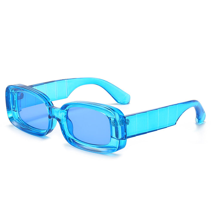 Women's Square Sunglasses with Transparent Frame Bowlift