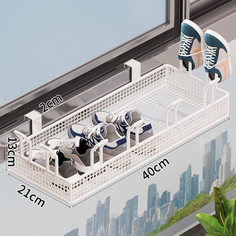 Adjustable Over-The-Door Shoe Organizer Bowlift
