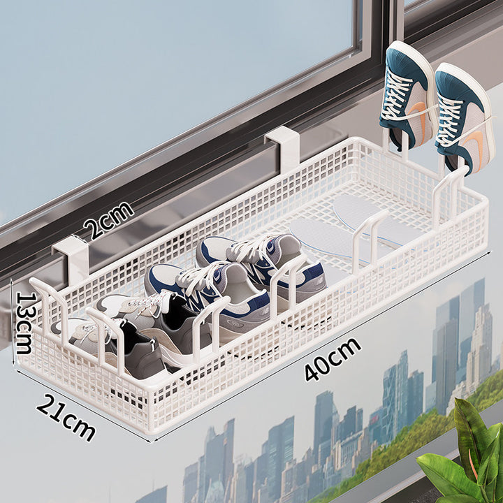 Adjustable Over-The-Door Shoe Organizer Bowlift