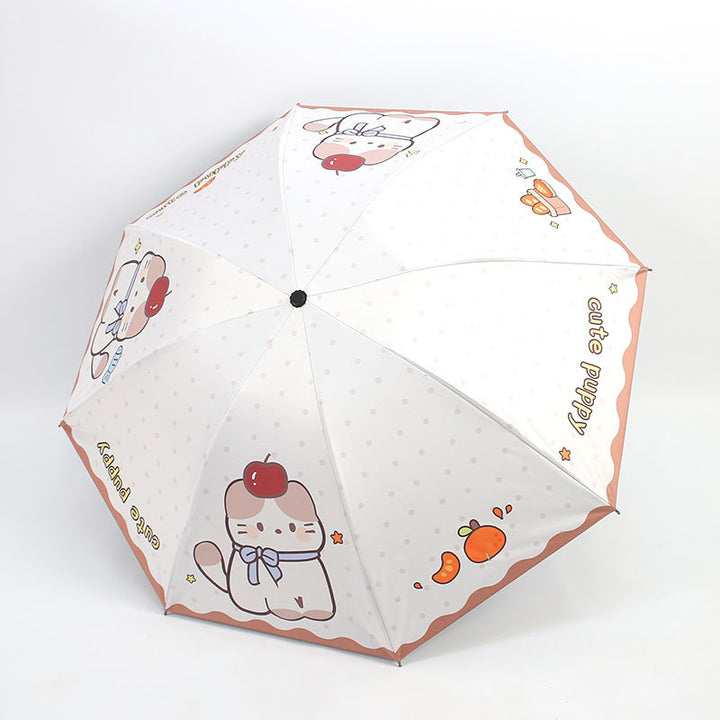 Women's Kawaii Folding Umbrella Bowlift