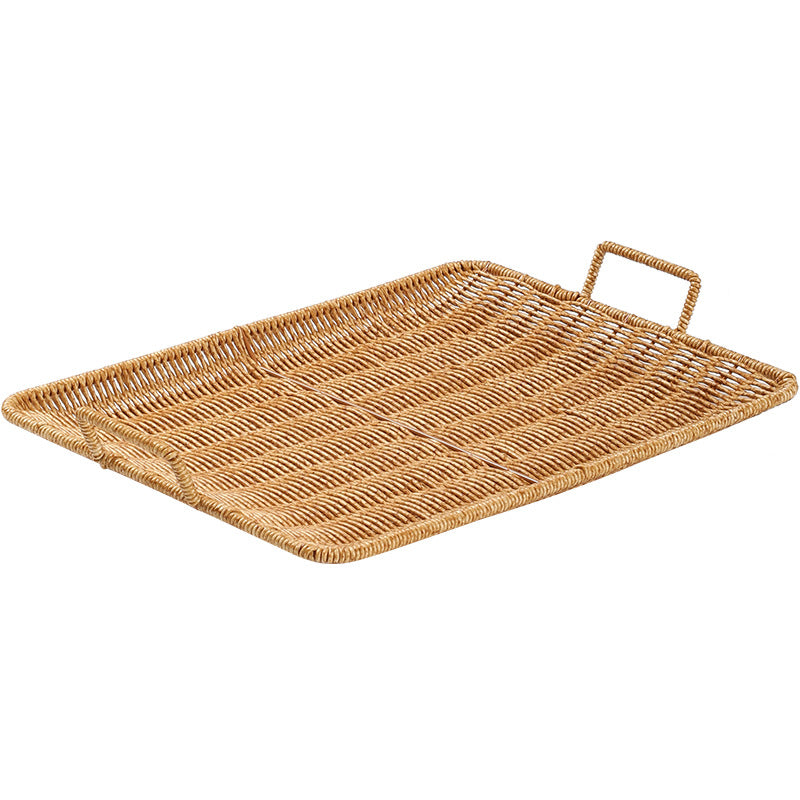 Home Decorative Woven Serving Tray Bowlift