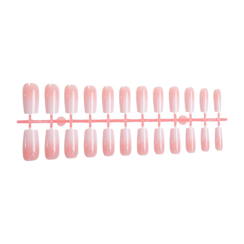 Nail set with elegant ombre design and high-quality adhesive foils Bowlift