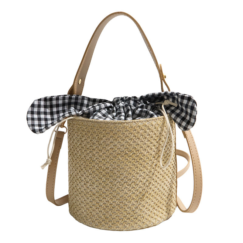 WoWoven Beach Bucket Bag Bowlift