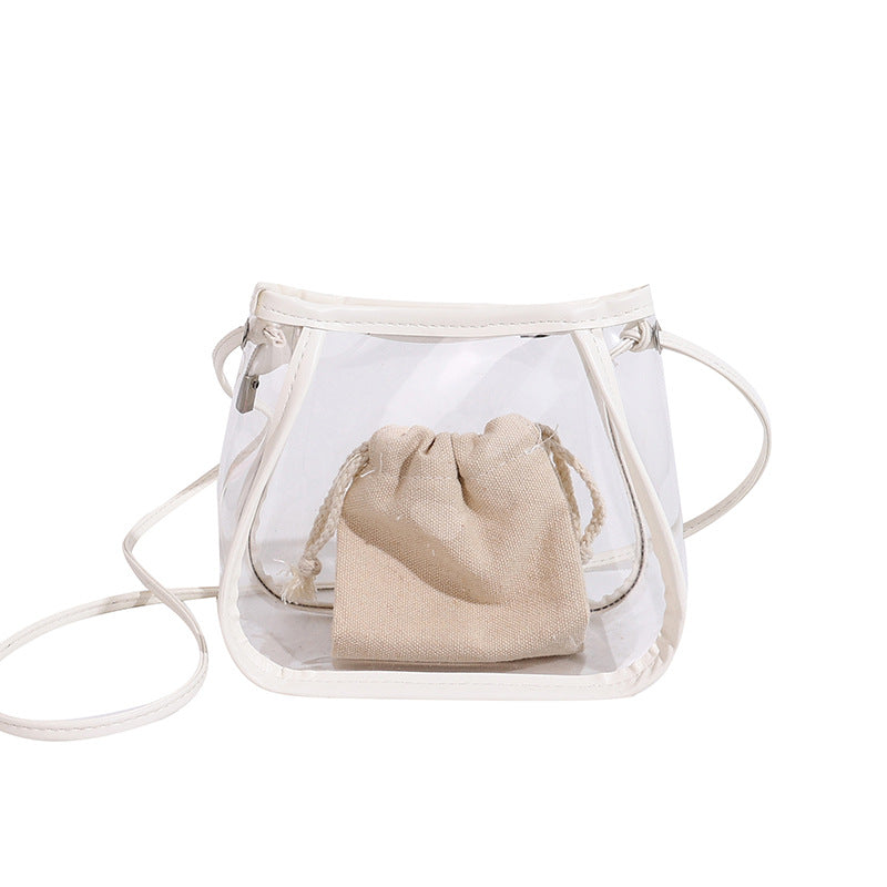 Transparent Mini Bucket Bag Bowlift