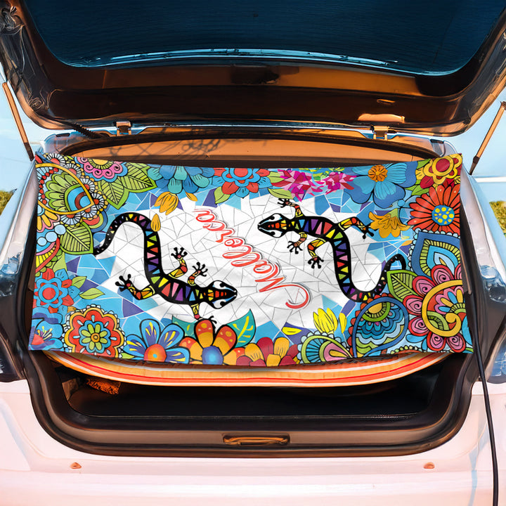 Trunk mat in creative flamingo design Bowlift