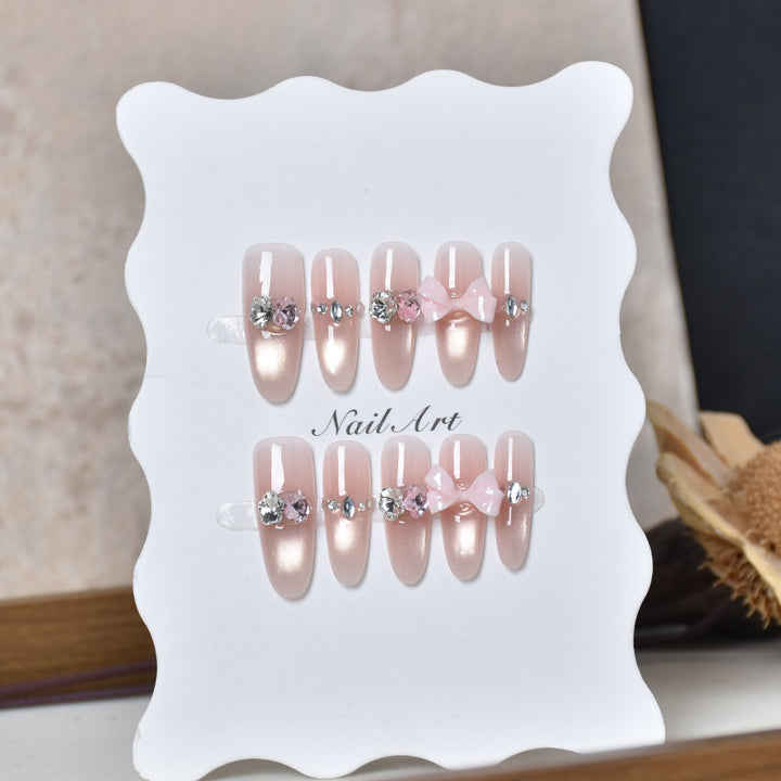Decorative Animal Print Press-On Nail Set Bowlift