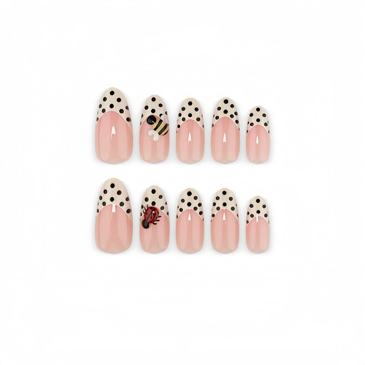 Unique art nails with insect designs Bowlift