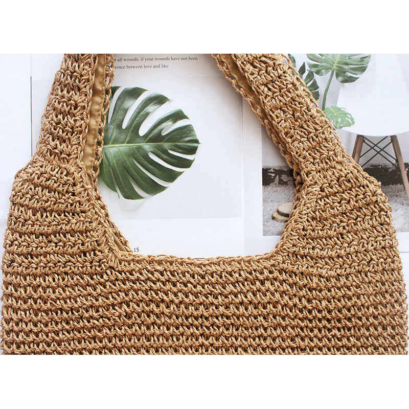 Handmade straw bag Bowlift