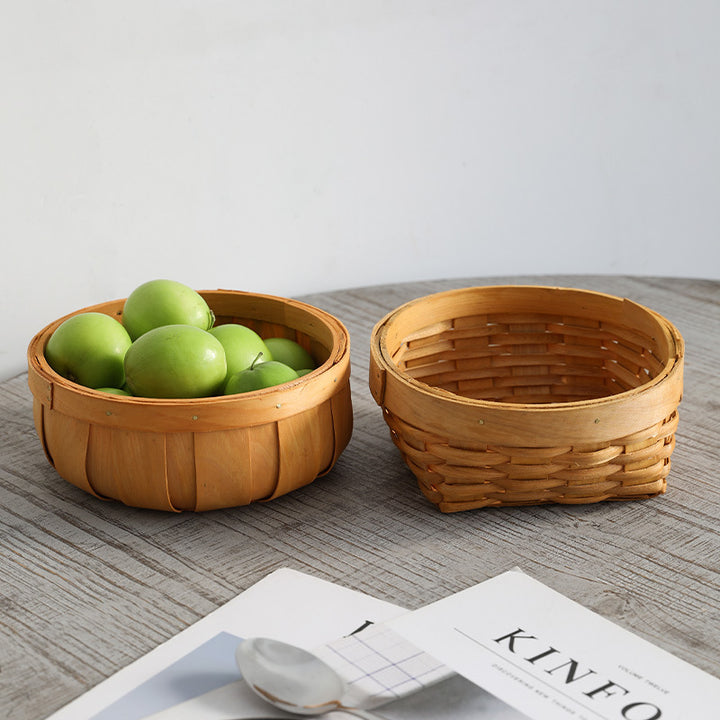 Unisex Round Storage Bowl made of natural wicker Bowlift