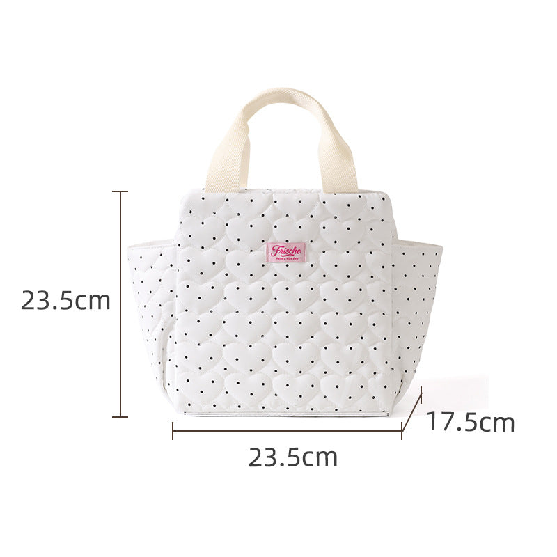 Quilted Floral Lunch Tote Bowlift