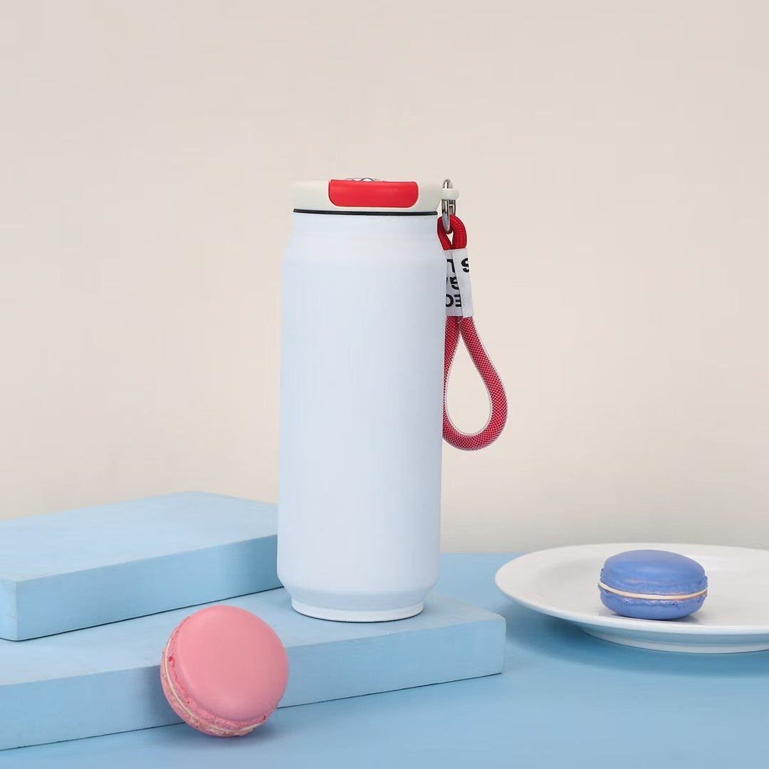 Women insulated water bottle with practical carry handle Bowlift