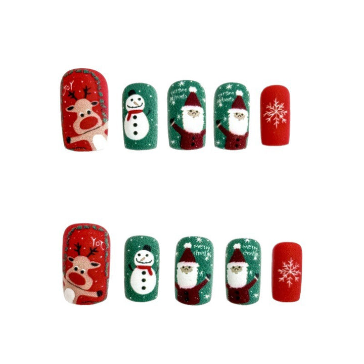 Christmas Art Nails Bowlift