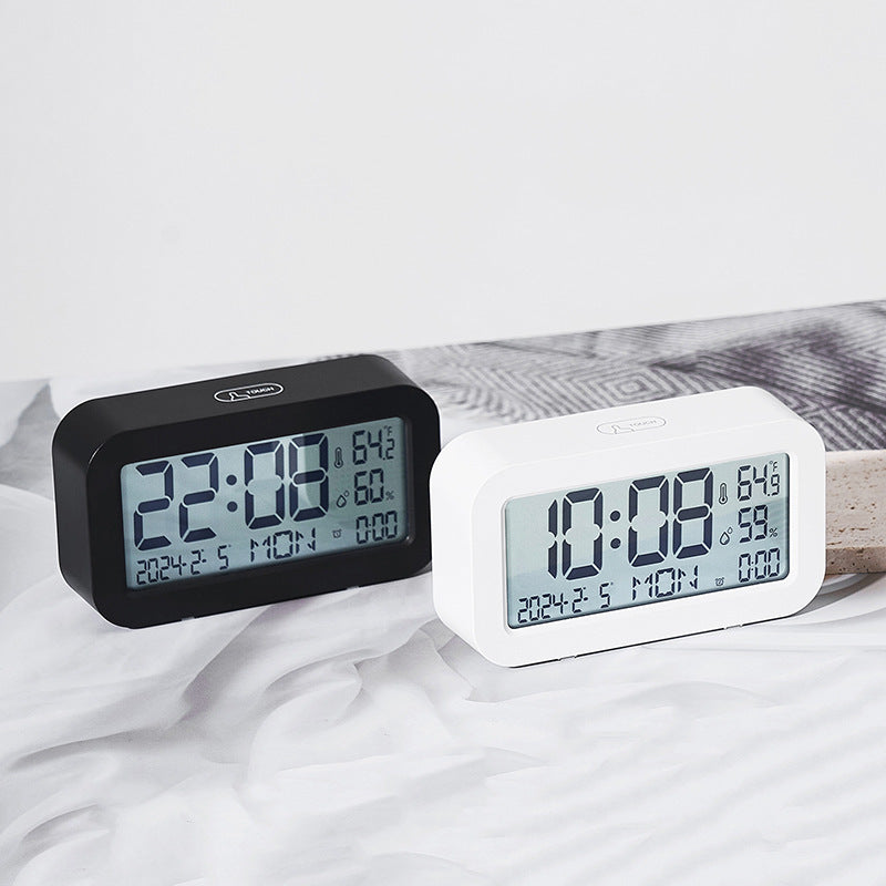 Digital Multi-Function Weather Alarm Clock Bowlift