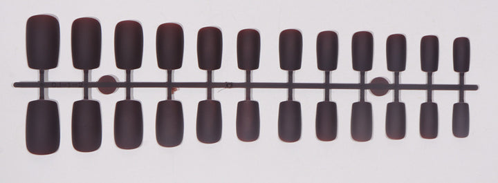 Matte Finish Long Stiletto Press-On Nails Bowlift