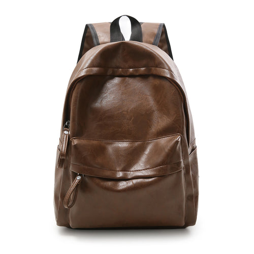 Vintage Faux Leather Backpack