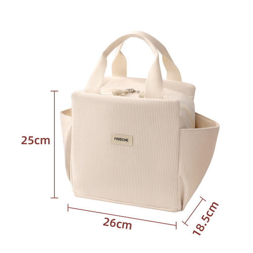 Multi-Pocket Insulated Lunch Tote