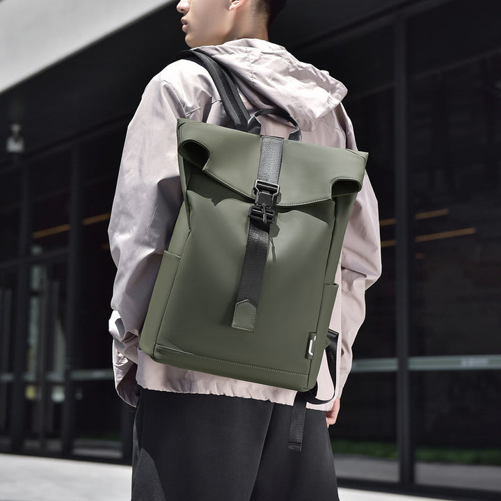 Foldable backpack with waterproof material and minimalist aesthetic Bowlift