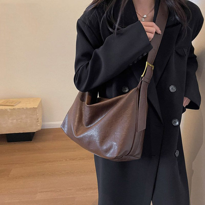 Soft Textured Shoulder Bag Bowlift
