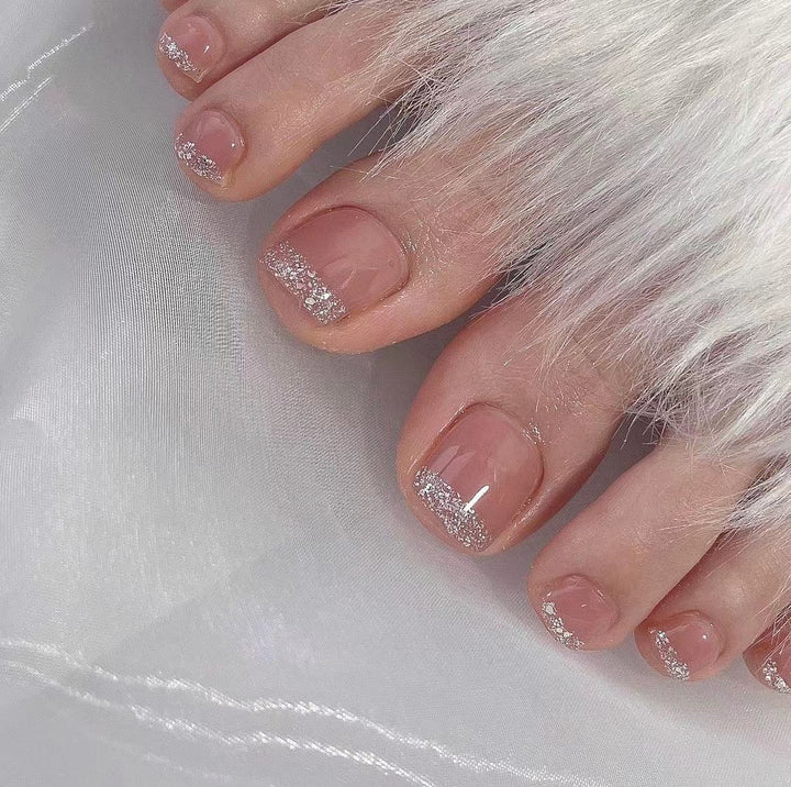 Artistic Toenail Design with Divine Butterfly Design Bowlift