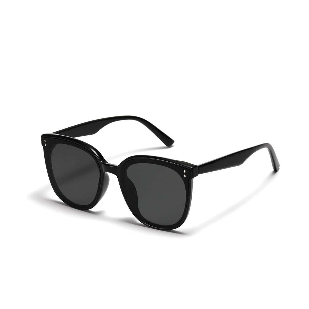 Women’s fashionable square sunglasses with high-quality transparent frame Bowlift