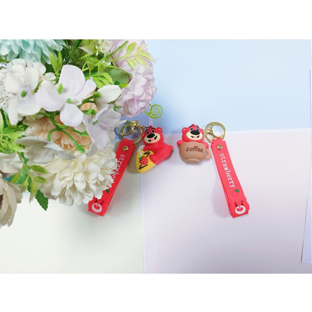 Unisex Cute Bear-Themed Keychain Bowlift