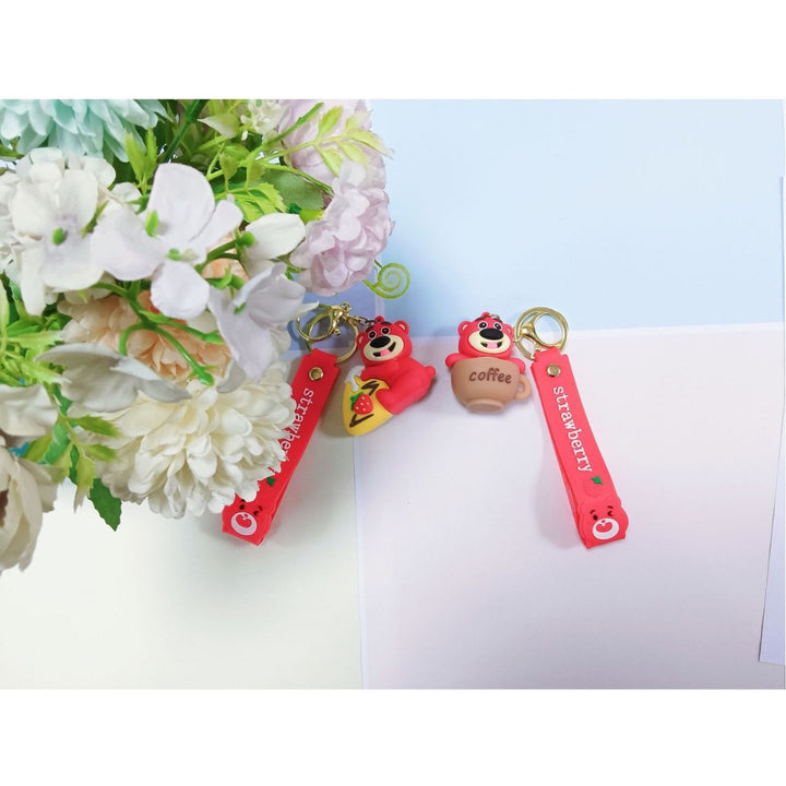 Unisex Cute Bear-Themed Keychain Bowlift