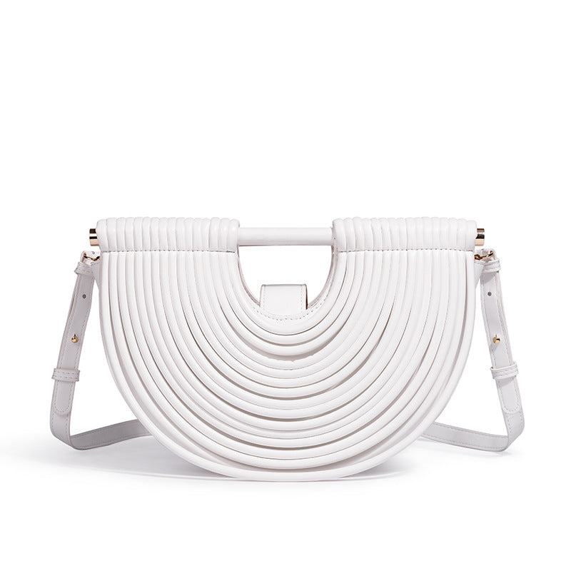 Structured Half-Circle Handbag Bowlift