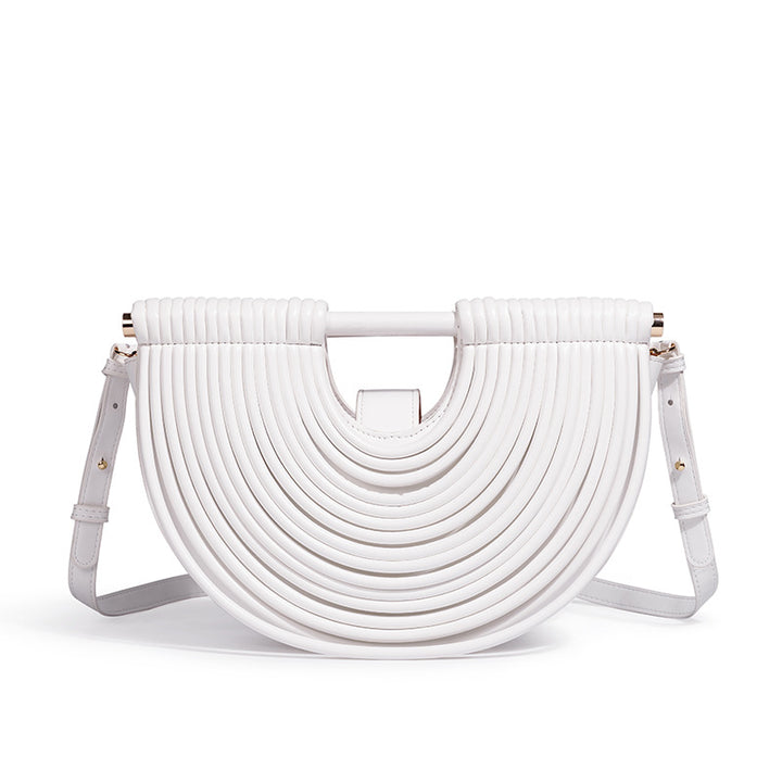 Structured Half-Circle Handbag Bowlift