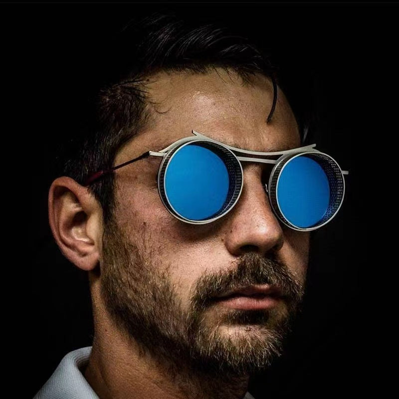 Women's fashionable round sunglasses with extravagant design Bowlift