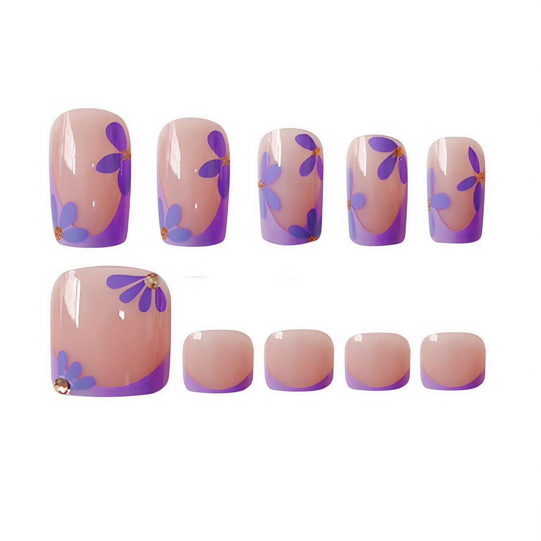 Artistic Nail Art Set with Glossy Finish Bowlift