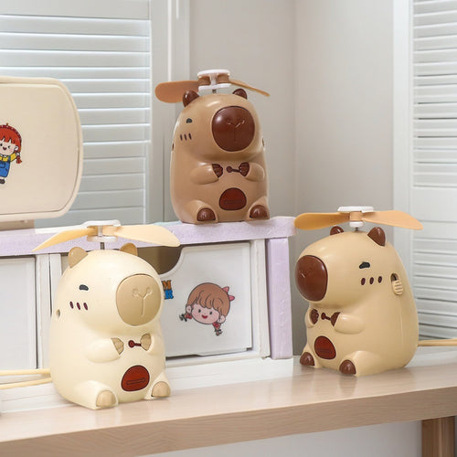 Ladies Portable Mini Fan in Cute Animal Design Bowlift