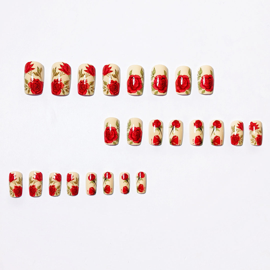 Floral Design Nail Wraps Bowlift