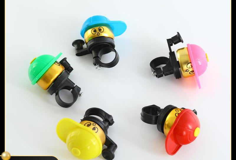 novelty cartoon chick bicycle handlebar bell with silicone cap and adjustable clamp Bowlift