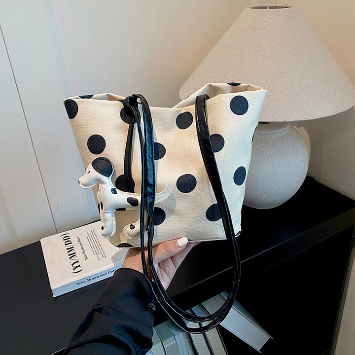 WoPolka Dot Fashion Tote Bag Bowlift