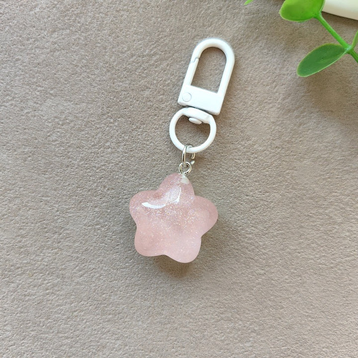 Keychain with Radiant Heart Bowlift
