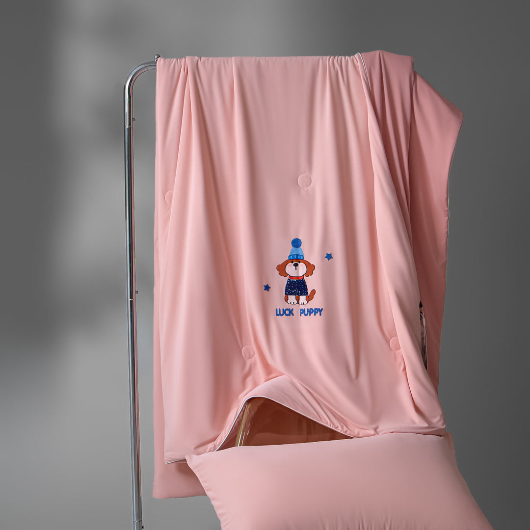 Ladies cozy microfiber blanket with cheerful pattern Bowlift