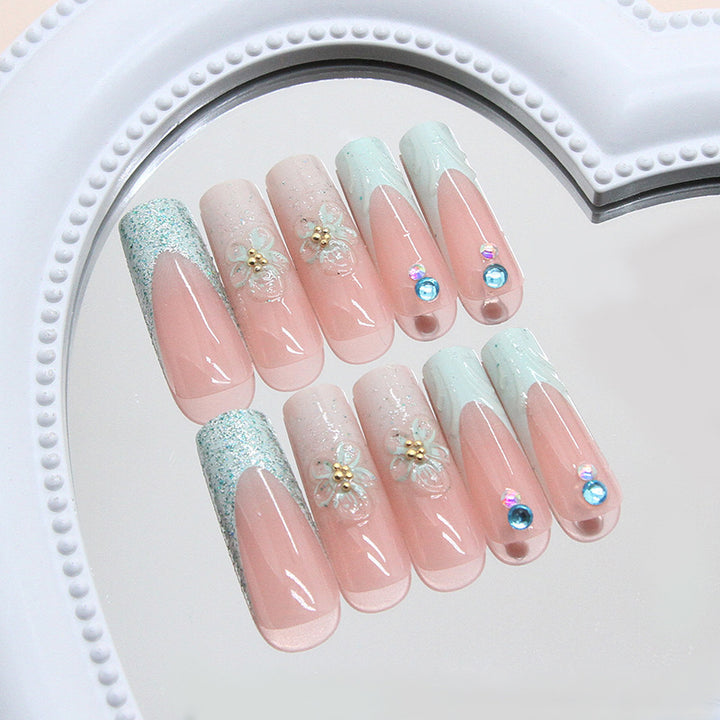 Decorative Gel Nail Extensions Bowlift
