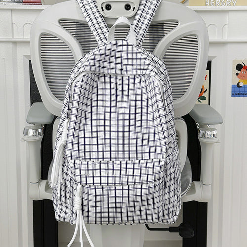 Functional Checked Backpack