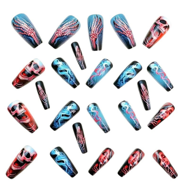 Artificial nails with Halloween motifs Bowlift