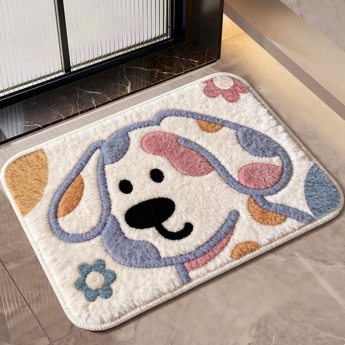Cute Cat-Themed Bath Mat