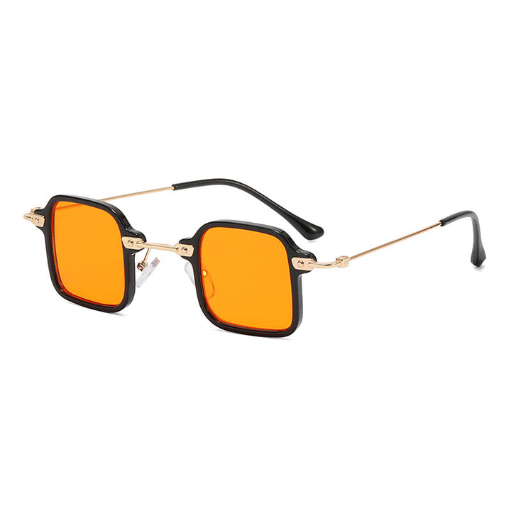 Ladies square fashion sunglasses with stylish metal frame Bowlift